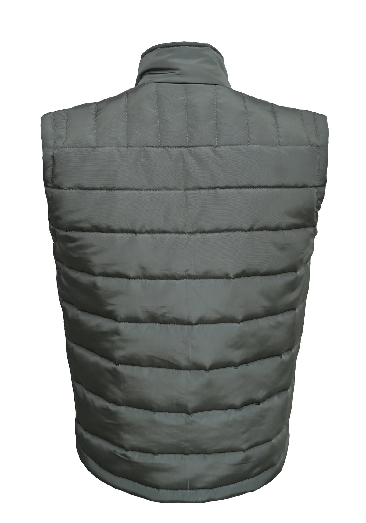 Apace Vintage Heritage inspired Army Green Sleevless Puffer Jacket