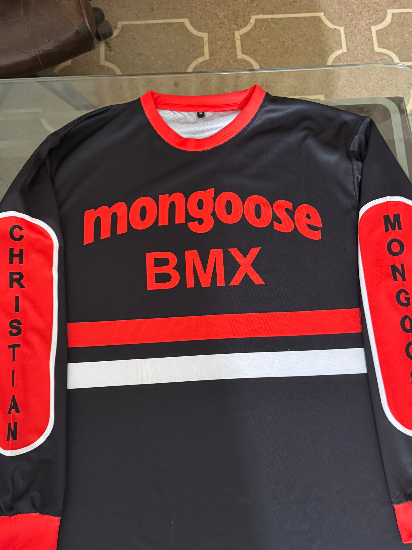 Mongoose BMX Jersey Black Red
