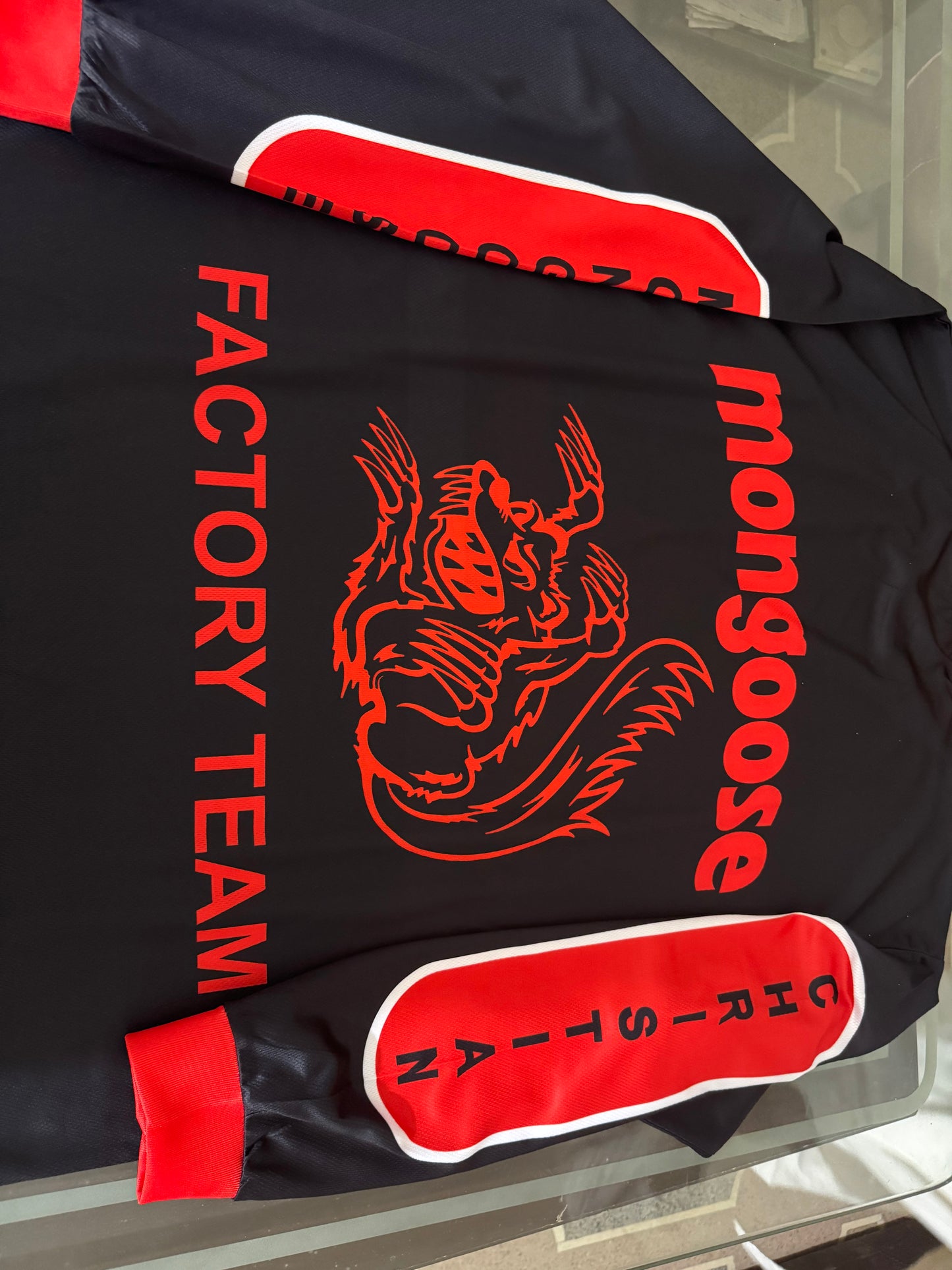 Mongoose BMX Jersey Black Red