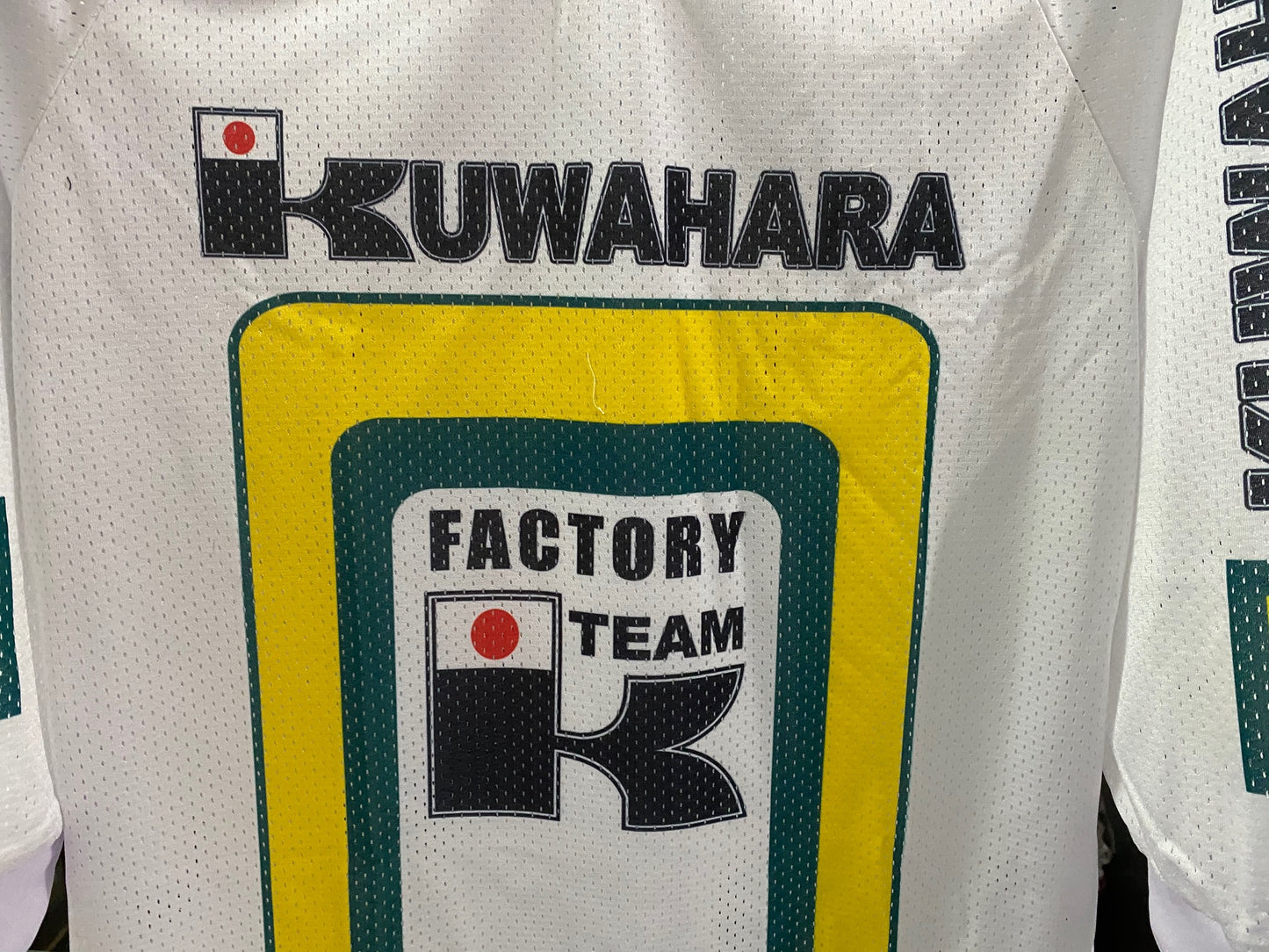 Kuwahara Vintage BMX Jersey White - Apace Racing