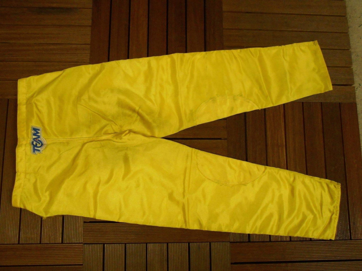 Vintage Yamaha Motocross MX Pants Yellow Black - Apace Racing