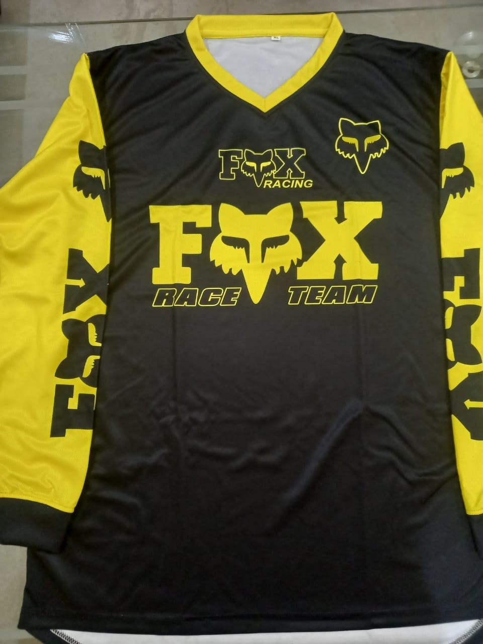 fox retro mx gear Fox Yellow Black Vintage MX Set