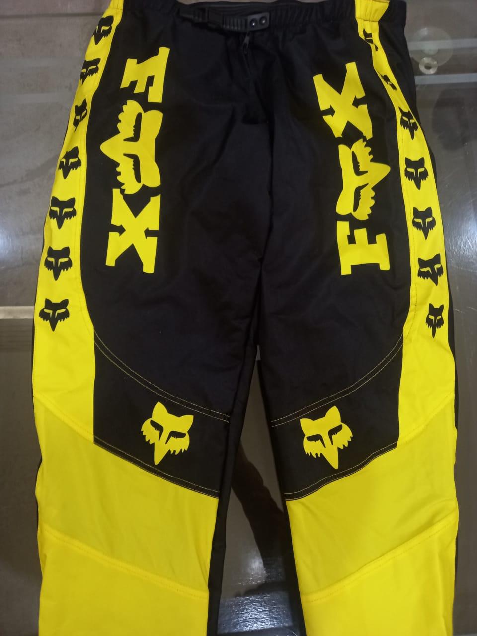Fox Yellow Black Vintage MX Set