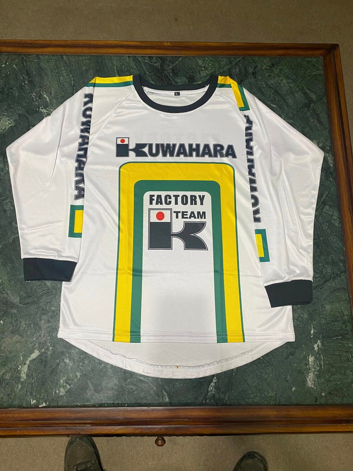 Kuwahara Vintage BMX Jersey White