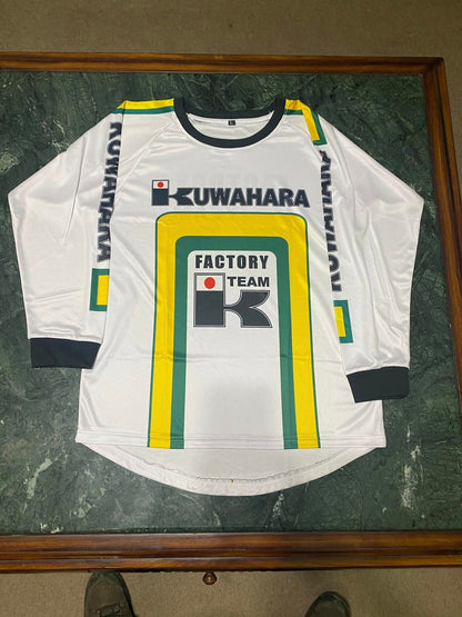 Kuwahara Vintage BMX Jersey White