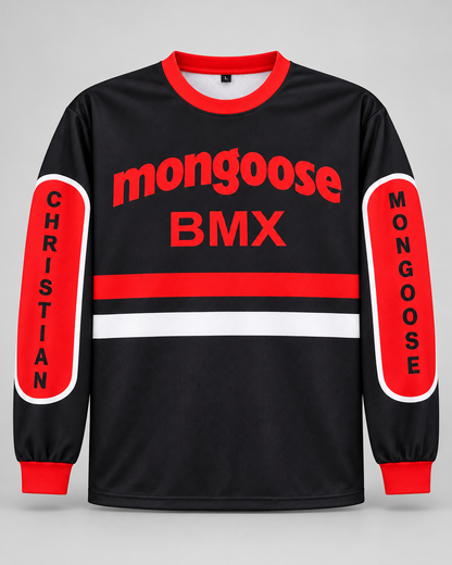 Mongoose BMX Jersey Black Red