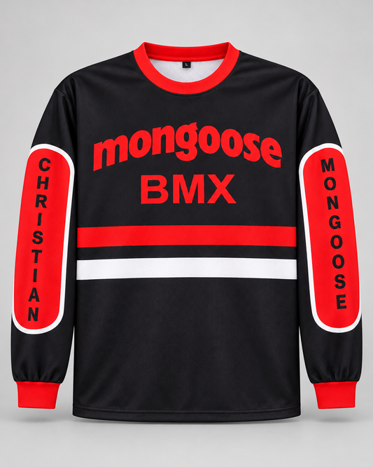 Mongoose BMX Jersey Black Red