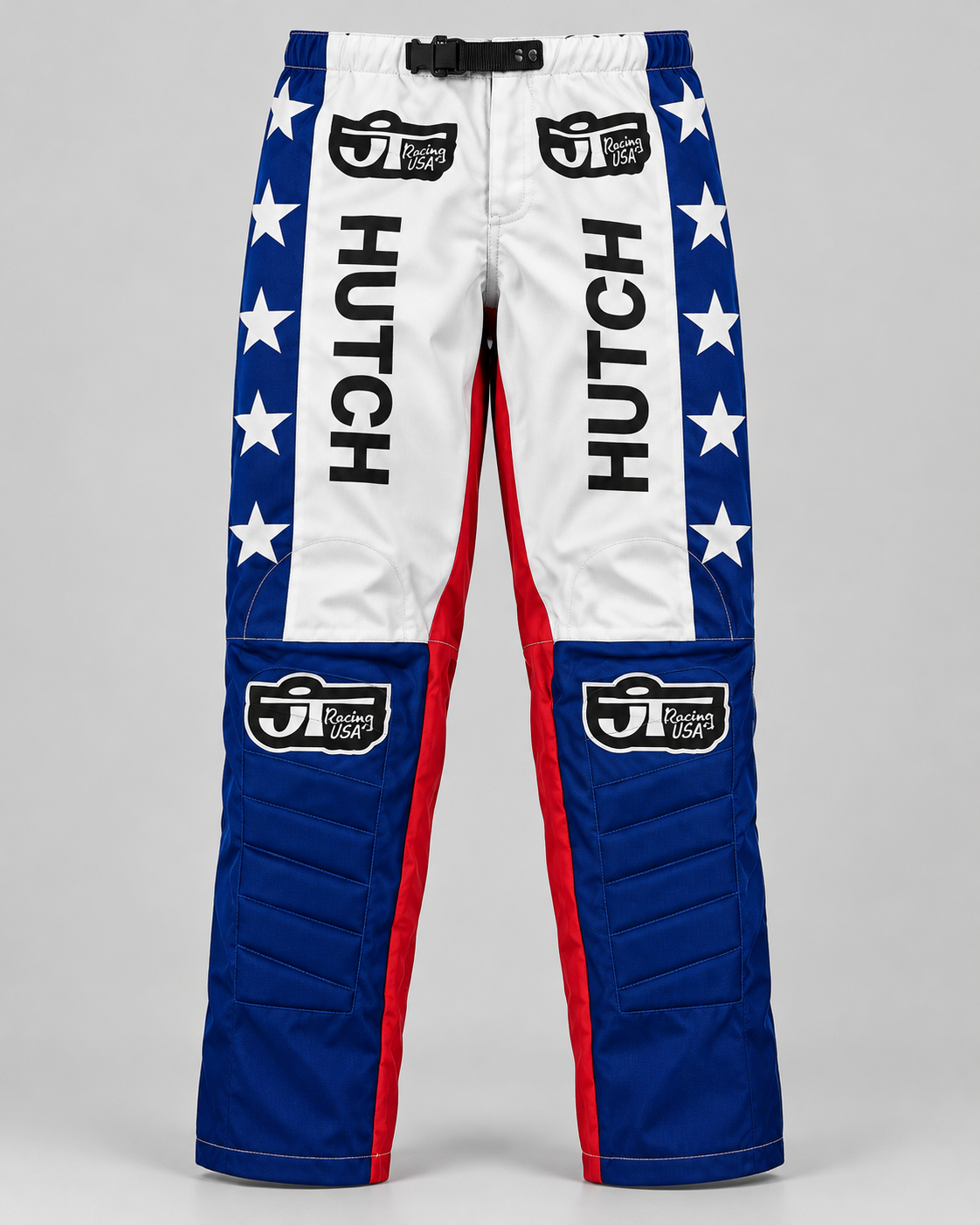Hutch Vintage JT Racing BMX Pants RED BLUE