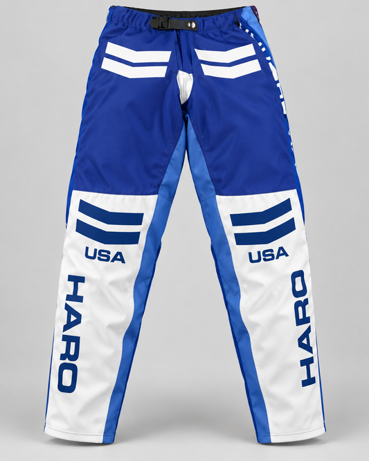 Vintage Haro BMX Pants Blue White