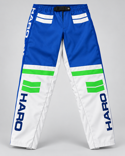 Vintage Haro BMX Pants Blue White Green