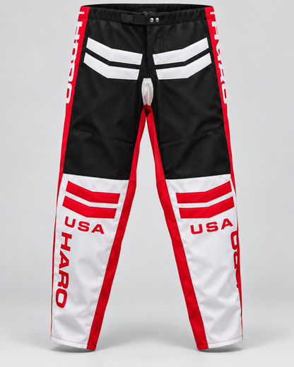 Vintage Haro BMX Pants Red Black