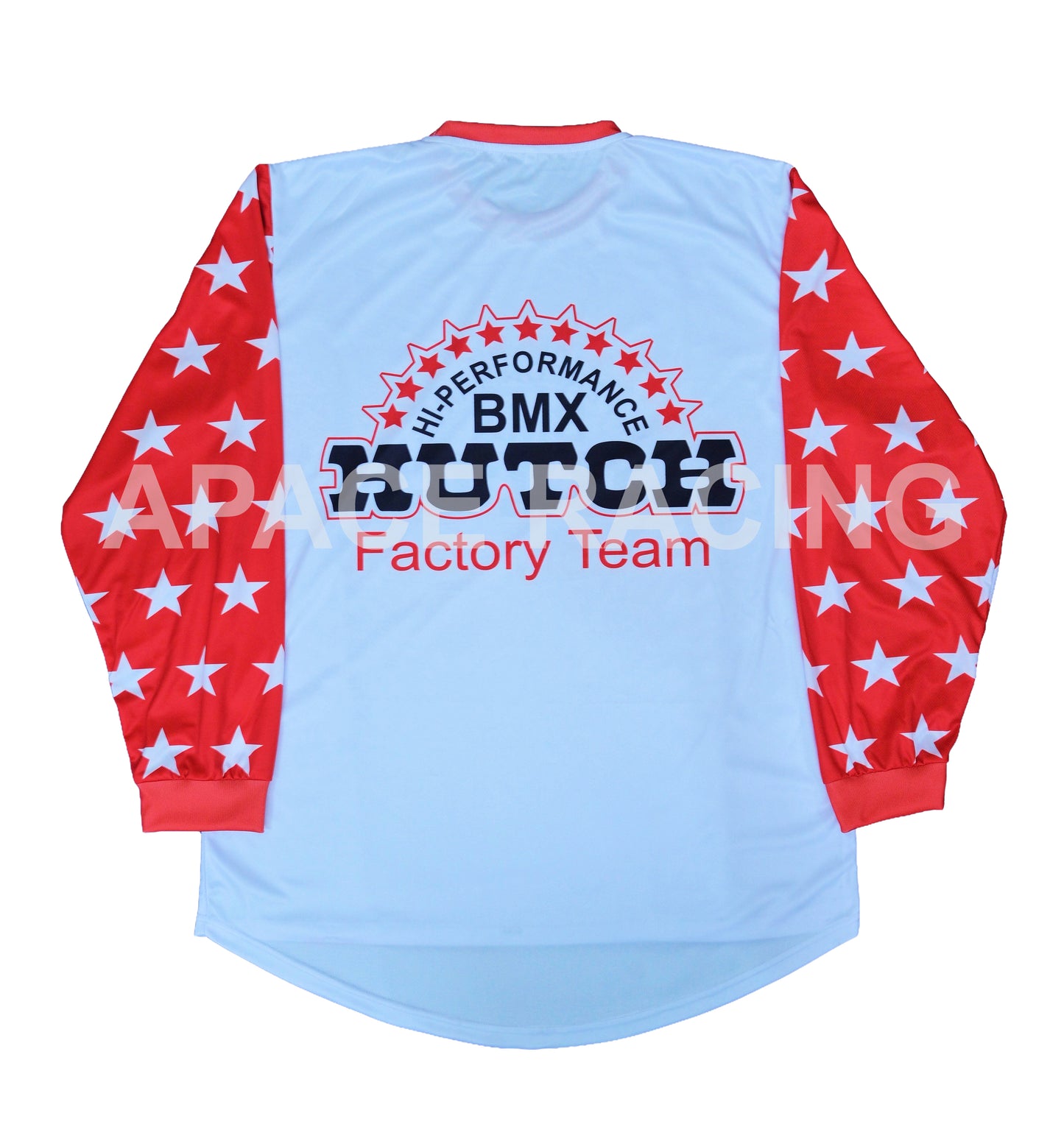Hutch Vintage BMX Jersey White Red