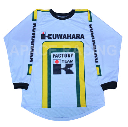Kuwahara Vintage BMX Jersey White