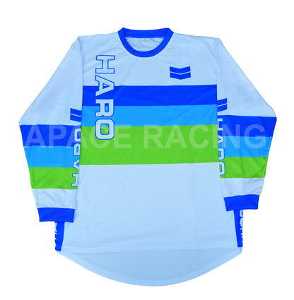 Haro Vintage BMX Jersey Green Blue