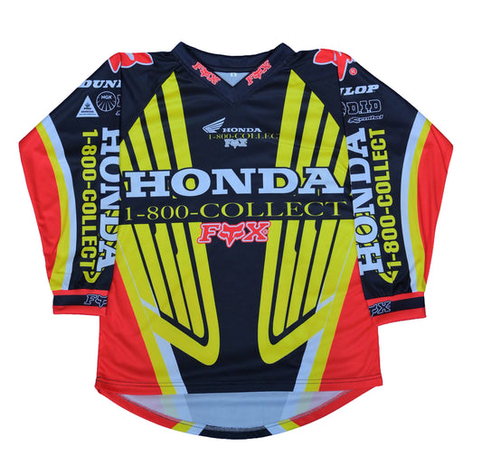 Jeremy Mcgrath Collect Call Motocross 1996 Jersey Repro Yellow Red Black