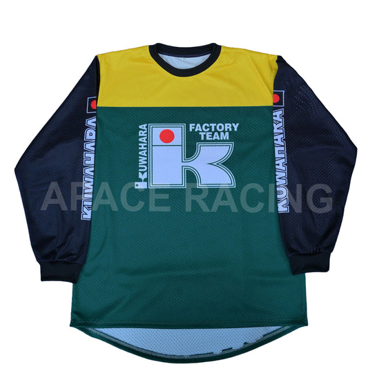 Kuwahara Vintage BMX jersey Green Black