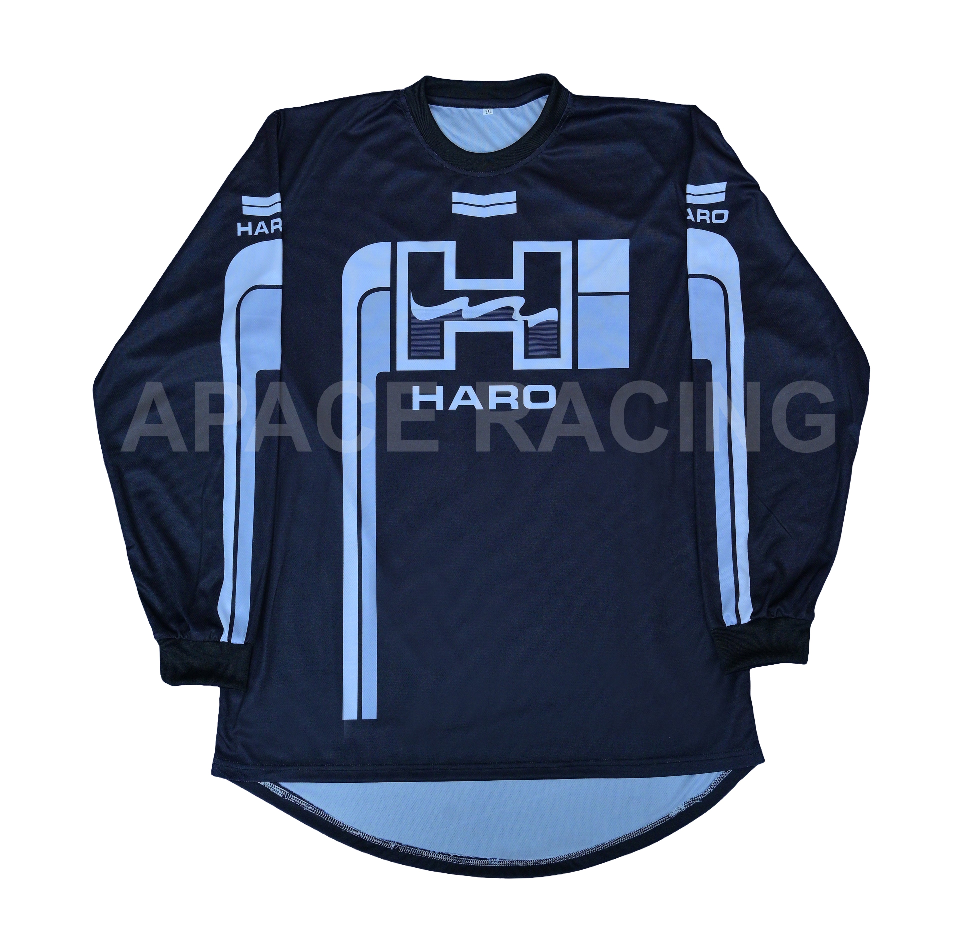邦楽 Arche / sublimated Haro Vintage BMX jersey Black – Apace Racing