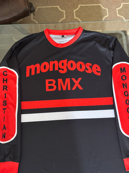 Mongoose BMX Jersey Black Red