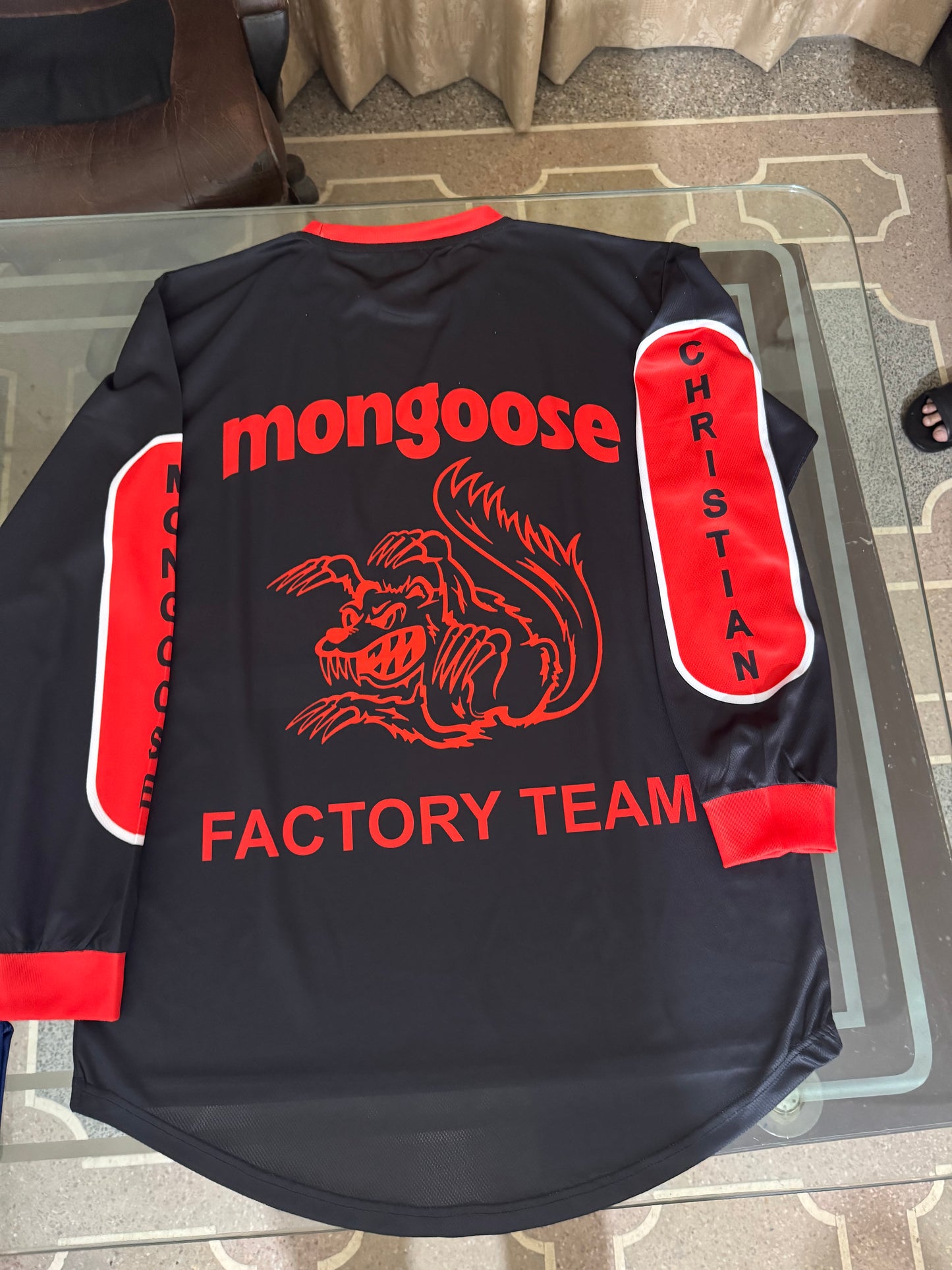 Mongoose BMX Jersey Black Red