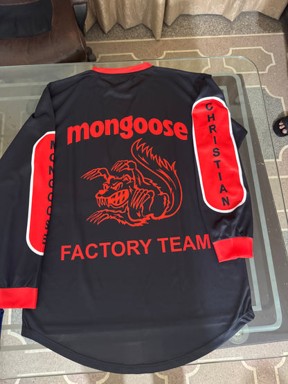 Mongoose BMX Jersey Black Red
