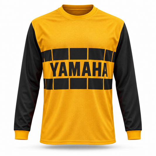 Vintage Yamaha Motocross Jersey YELLOW/BLACK