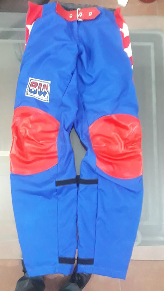 BW Bill walter Leather Vintage BMX Gear Pants - Apace Racing 