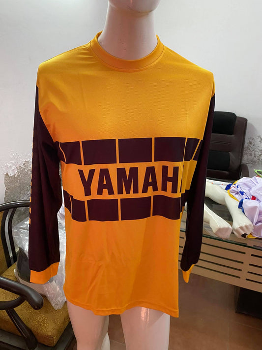 Vintage Yamaha Motocross Jersey YELLOW/BLACK - Apace Racing 