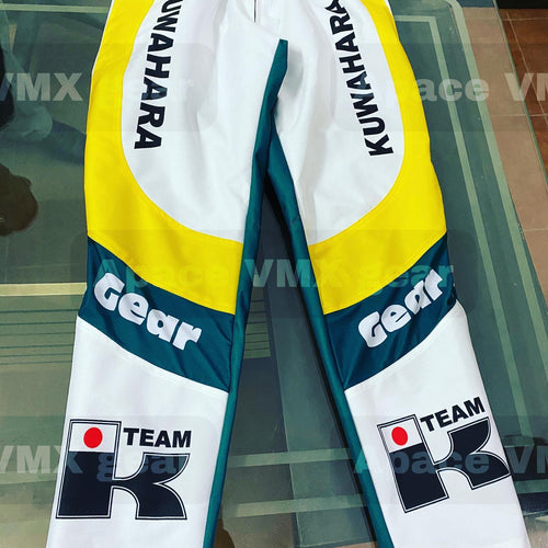 Kuwahara BMX Pants White - Apace Racing 
