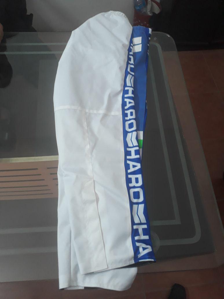 Vintage Haro BMX Pants Blue White Green - Apace Racing 