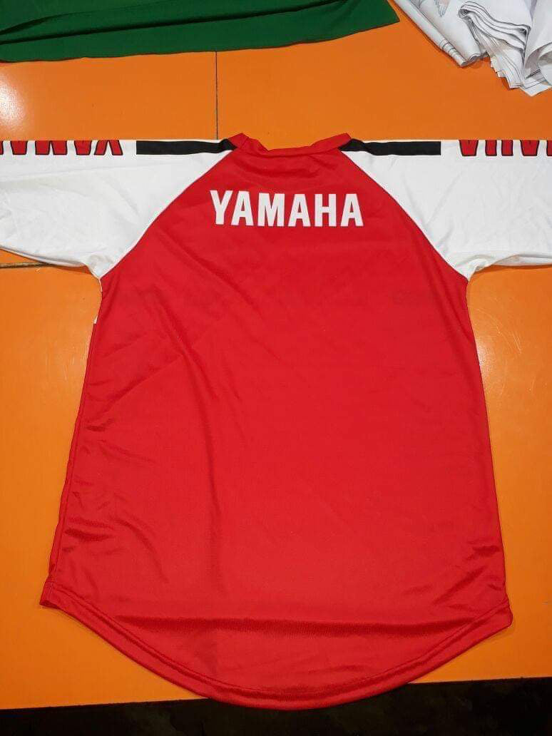 Yamaha red white Vintage MX Jersey - Apace Racing 
