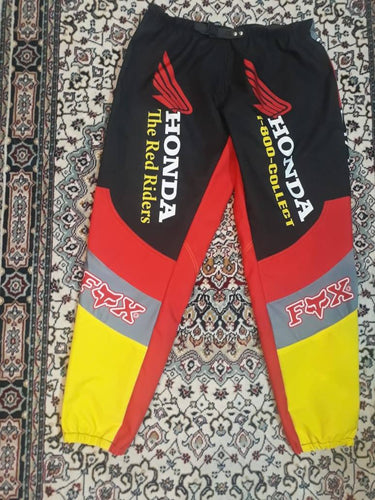 Jeremy Mcgrath Collect Call Fox Honda Pants Yellow - Apace Racing 