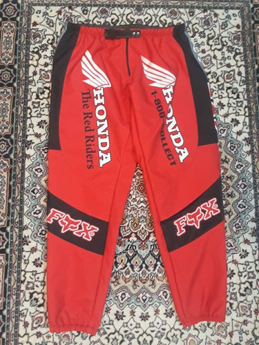Jeremy Mcgrath Collect Call Fox Honda Pants RED/BLACK - Apace Racing 