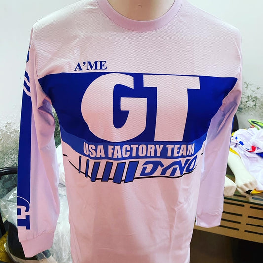 GT Dyno Vintage Bmx Jersey White - Apace Racing 