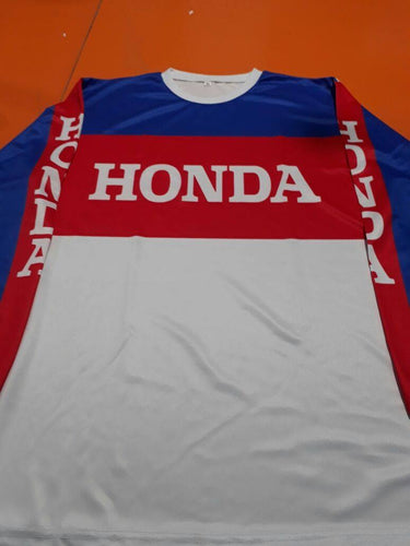 Honda Vintage MX Jersey red blue white - Apace Racing 