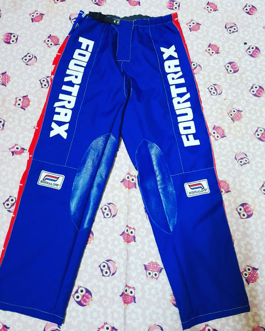 Vintage Hondaline HONDA Fourtrax Pants BLUE