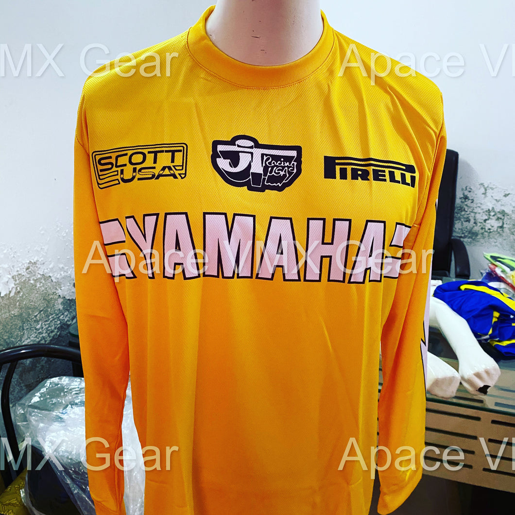 JT racing Yamaha Vintage MX Set Yellow