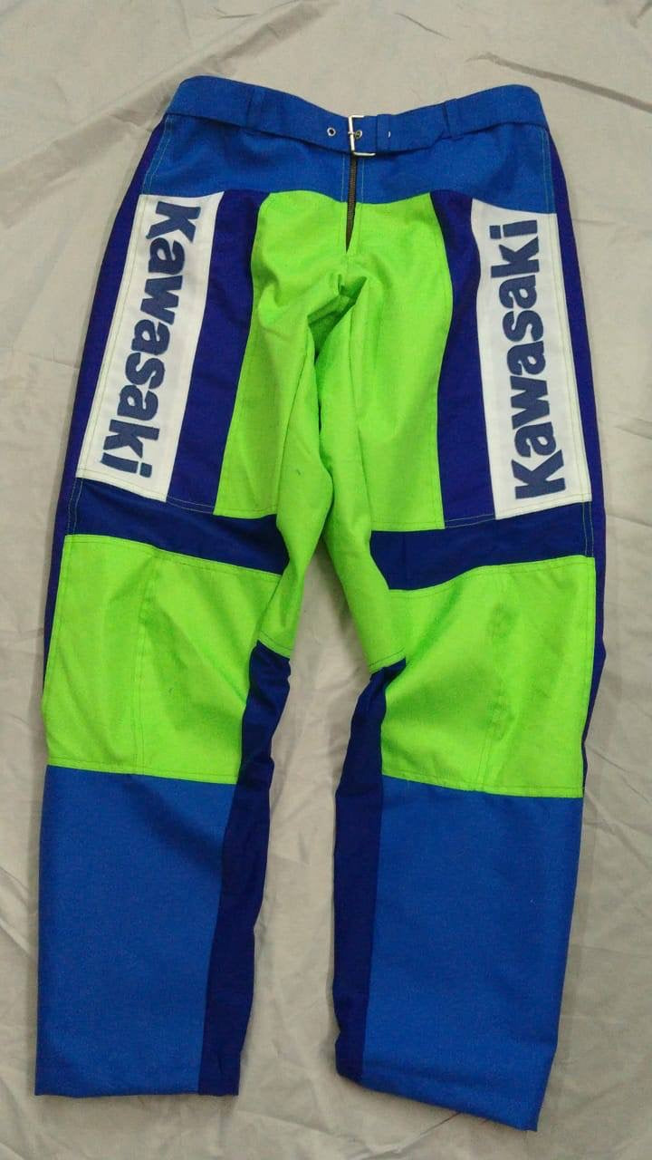 Vintage KAWASAKI  Motocross Pants 1980's - Apace Racing 