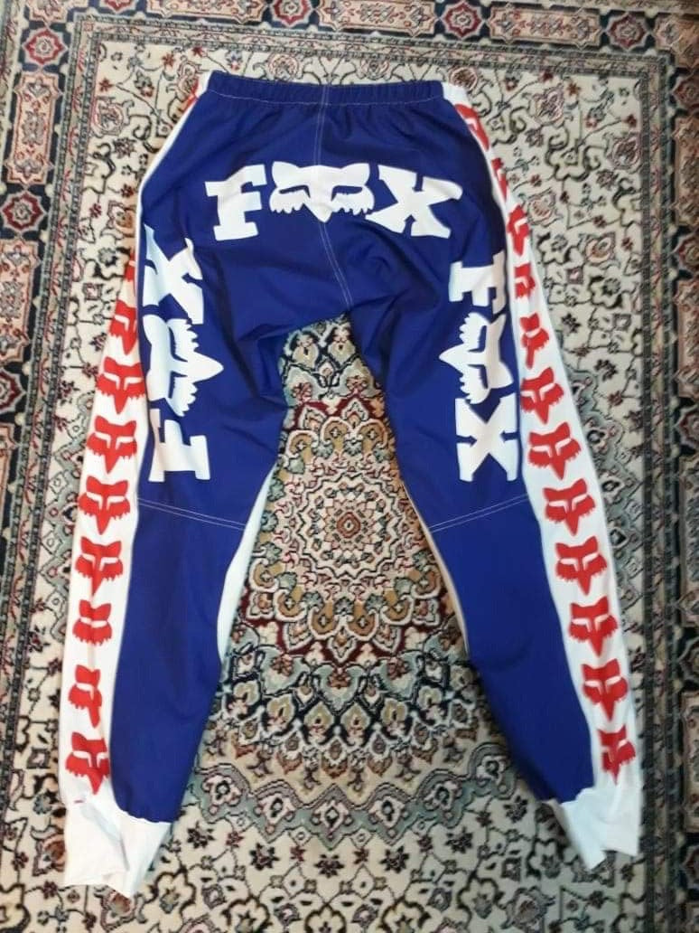 Rick Johnson Fox Vintage MX Set Blue - Apace Racing 