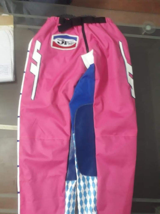 Vintage KAWASAKI JT Motocross Pants Pink - Apace Racing 