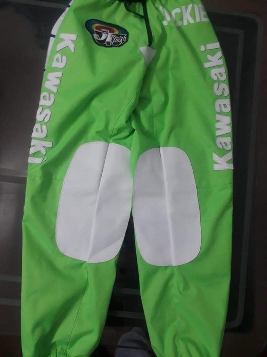 Vintage KAWASAKI JT Pants Green - Apace Racing 
