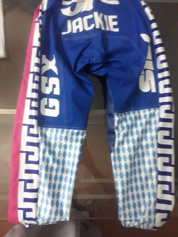 Vintage KAWASAKI JT Motocross Pants Pink