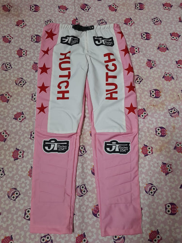 Hutch Vintage JT Racing BMX Pants Pink - Apace Racing 