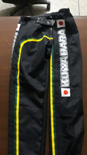 Load image into Gallery viewer, Kuwahara BMX Pants Black Green - Apace Racing 
