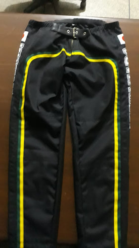Kuwahara BMX Pants Black Green - Apace Racing 