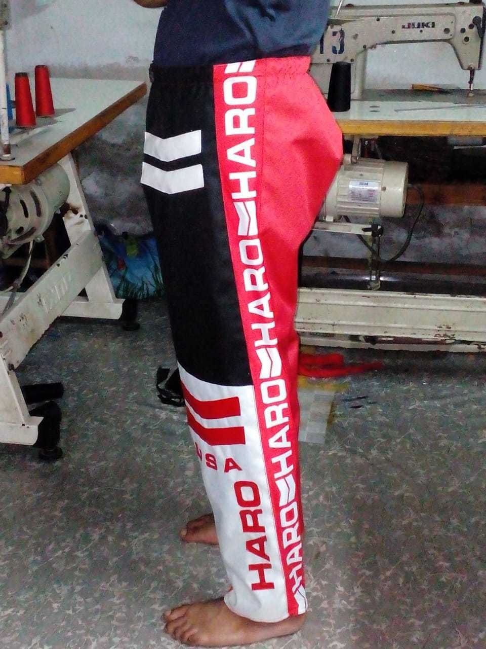 Vintage Haro BMX Pants Red Black - Apace Racing 
